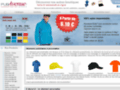 Détails : textiles publicitaires discount
